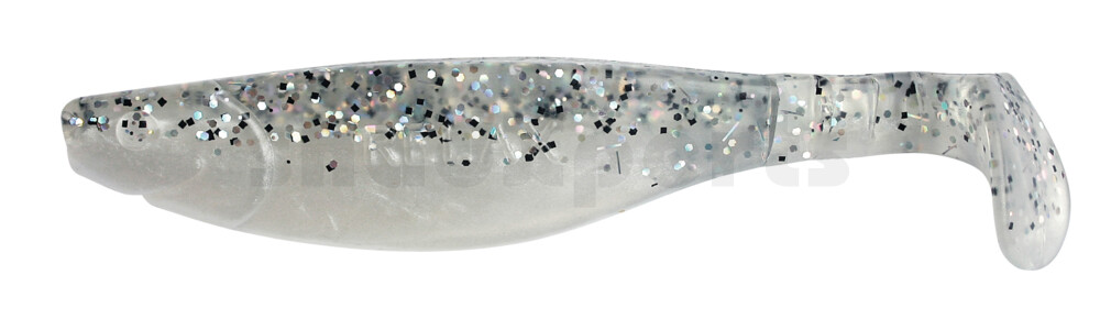 000214B004 Kopyto-River 5" (ca. 13,0 cm) perlweiss / klar salt´n pepper Glitter