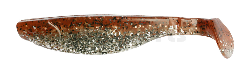 000214B083 Kopyto-River 5" (ca. 13,0 cm) klar silber Glitter / braun-Glitter