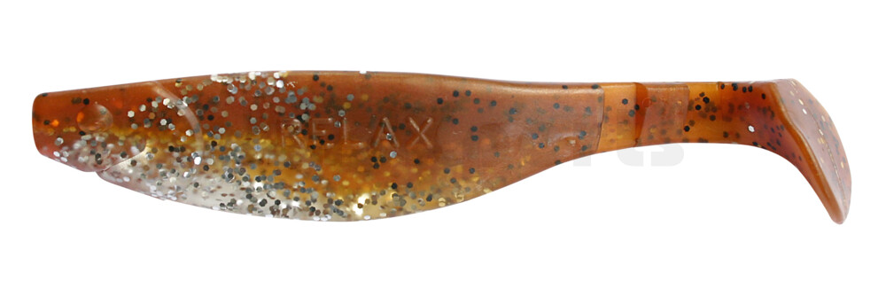 000214B111 Kopyto-River 5" (ca. 13,0 cm) klar silber Glitter / olivebraun-Glitter