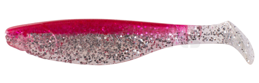 000214084 Kopyto-River 5" (ca. 13,0 cm) klar silber-Glitter / rot