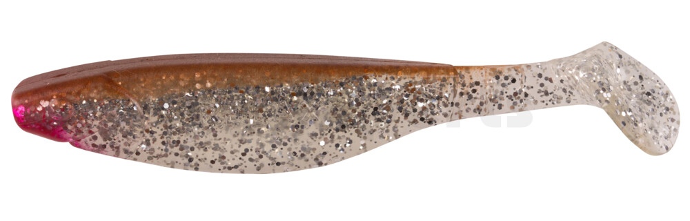 000214086 Kopyto-River 5" (ca. 13,0 cm) klar silber-Glitter / braun