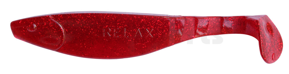 000216075 Kopyto-River 6" (ca. 16,0 cm) rot transparent Glitter