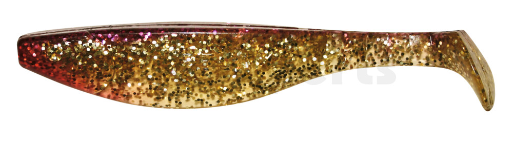 000216081 Kopyto-River 6" (ca. 16,0 cm) klar gold-Glitter / purpur