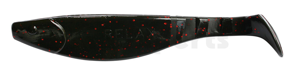 000216204 Kopyto-River 6" (ca. 16,0 cm) schwarz-rot-Glitter