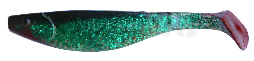 000216286 Kopyto-River 6" (ca. 16,0 cm) klar grün-Jumboglitter  / schwarz