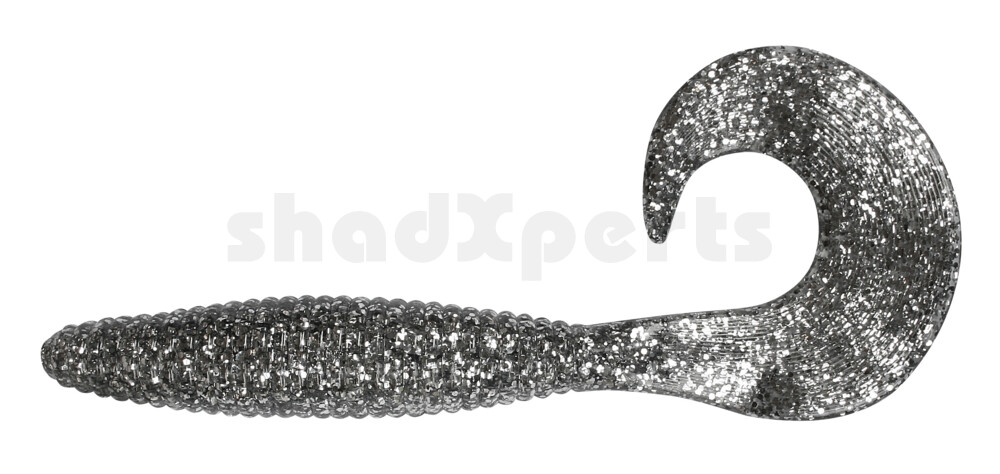 000617022 Magnum Twister 6" (ca. 16,0 cm) klar silber glitter