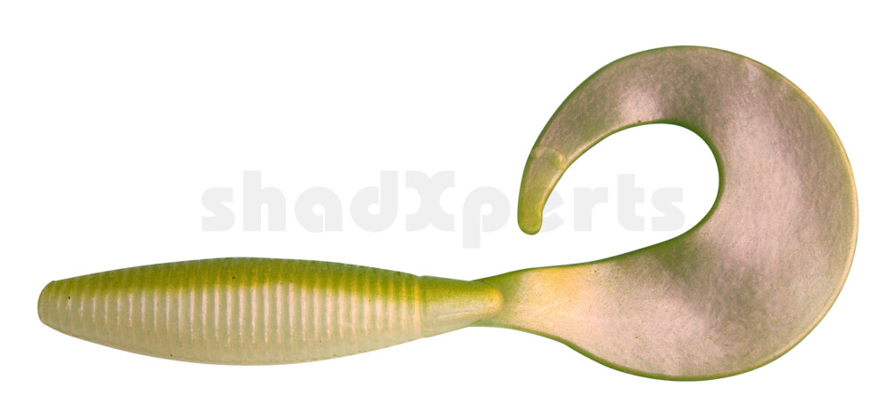 000611016 Super Grub 5" (ca. 11,5 cm) perl / grün