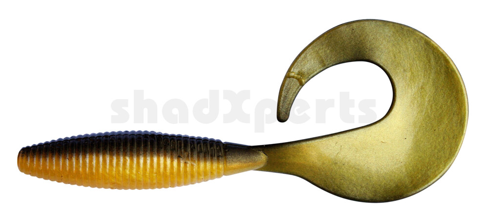 000611061 Super Grub 5" (ca. 11,5 cm) gelb / schwarz