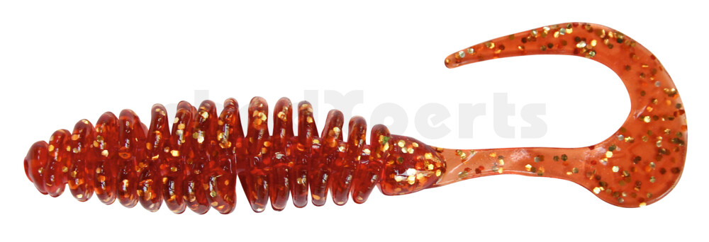 000612101 Turbotwister 5" (ca. 12,0 cm) bernstein gold-glitter