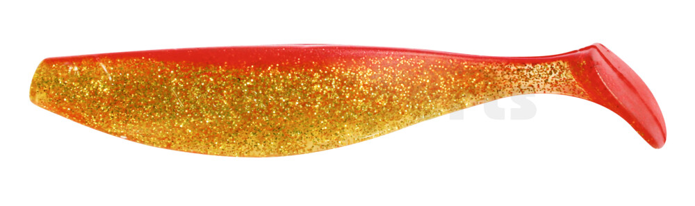 000418079 Xtra-Soft 7" (ca. 18,0 cm) klar gold-Glitter / rot