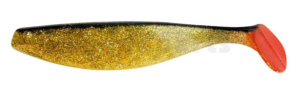 000418078 Xtra-Soft 7" (ca. 18,0 cm) klar gold-Glitter / schwarz
