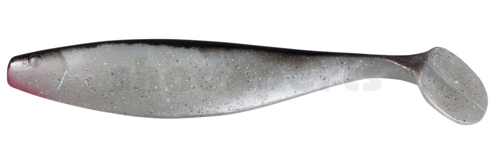 000423032 Xtra-Soft 9" (ca. 23,0 cm) perlweiss-Glitter / schwarz