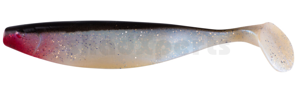 000423044 Xtra-Soft 9" (ca. 23,0 cm) blauperl-Glitter / schwarz