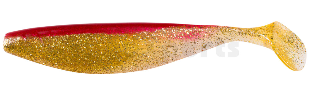 000423079 Xtra-Soft 9" (ca. 23,0 cm) klar gold-Glitter / rot