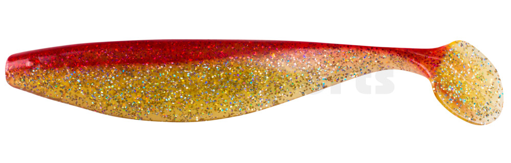 000423084 Xtra-Soft 9" (ca. 23,0 cm) klar silber-Glitter / rot