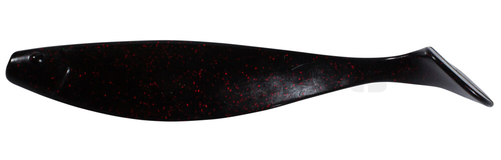 000423204 Xtra-Soft 9" (ca. 23,0 cm) schwarz-rot-Glitter