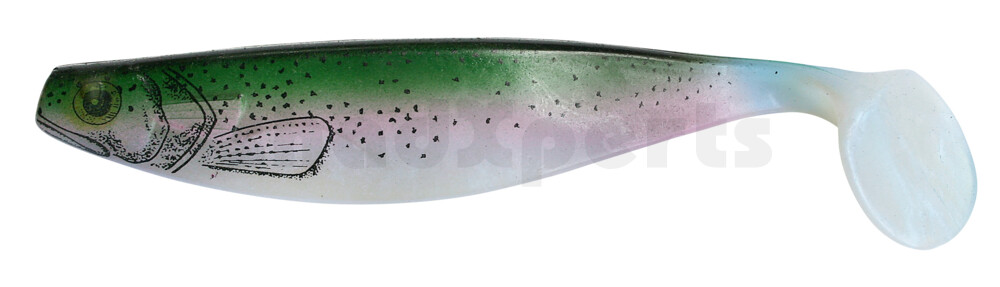 000416-019RT Xtra-Soft-Nature 6" (ca. 16,0 cm) blauperl / Regenbogenforelle