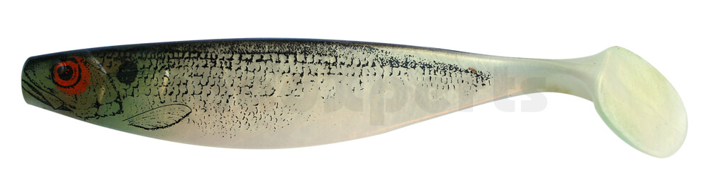 000416-025NS Xtra-Soft-Nature 6" (ca. 16,0 cm) goldperl / Weißfisch