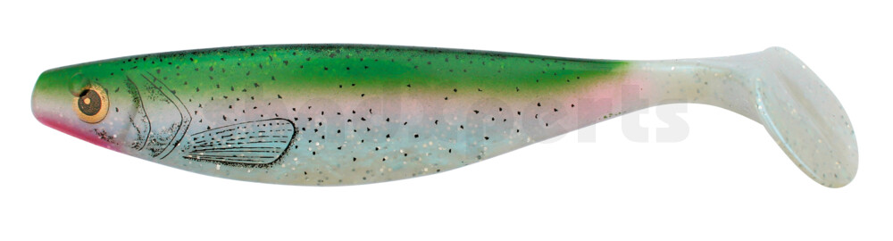 000423019RB Xtra-Soft-Nature 9" (ca. 23,0 cm) blauperl / Regenbogenforelle