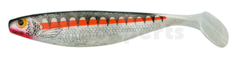 000423031Z Xtra-Soft-Nature 9" (ca. 23,0 cm) perlweiss-Glitter / Zander