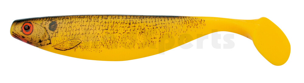 000423060W Xtra-Soft-Nature 9" (ca. 23,0 cm) gelb / Weißfisch