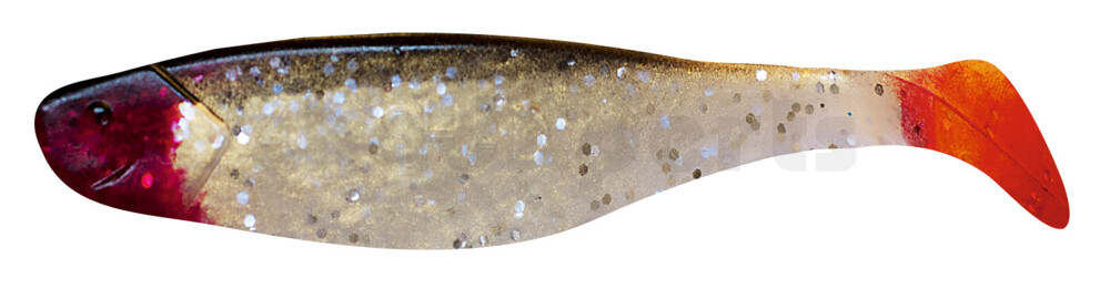 000411050 Xtra-Soft 4" (ca. 11,5 cm) goldperl-Glitter / schwarz