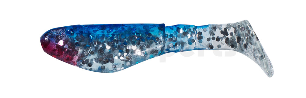 000205085 Kopyto-Classic 2" (ca. 5,0 cm) klar silber-Glitter / blau