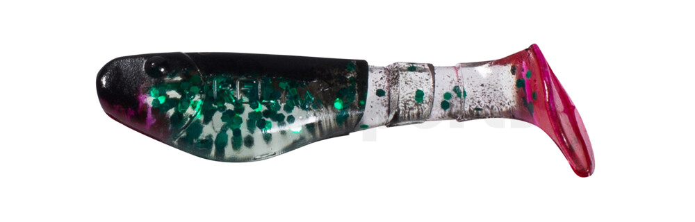 000205286 Kopyto-Classic 2" (ca. 5,0 cm) klar grün-Jumboglitter  / schwarz