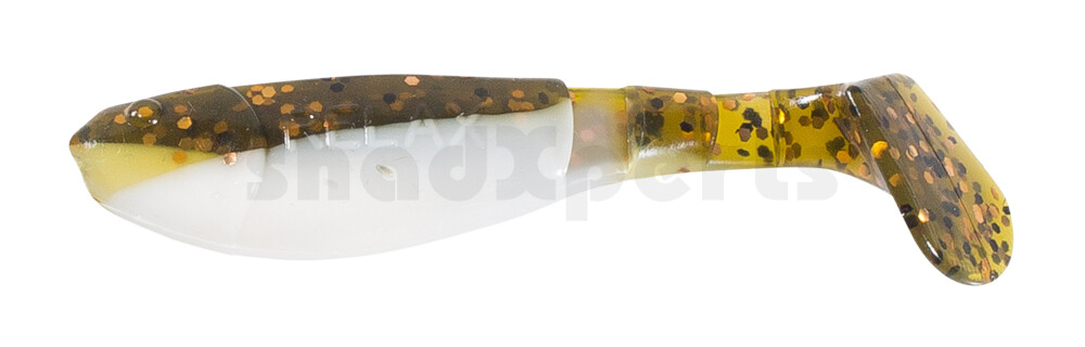 000207B188 Kopyto-Classic 2,5" (ca.7,0 cm) reinweiss / olive-tree-Glitter