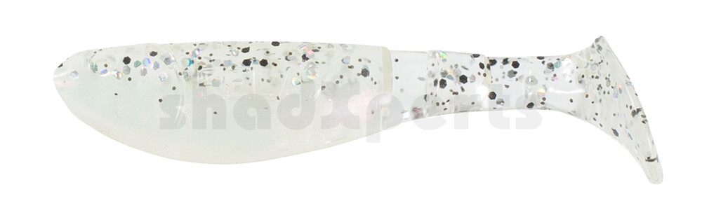 000207B306 Kopyto-Classic 2,5" (ca.7,0 cm) perl / klar salt´n pepper Glitter