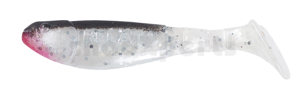 000207032 Kopyto-Classic 2,5" (ca.7,0 cm) perlweiss-Glitter / schwarz