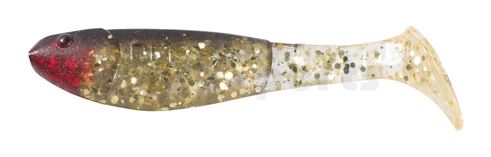 000207078 Kopyto-Classic 2,5" (ca.7,0 cm) klar gold-Glitter / schwarz