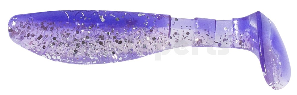 000208B308 Kopyto-Classic 3" (ca. 8,0 cm) klar silber Glitter / purpur Glitter