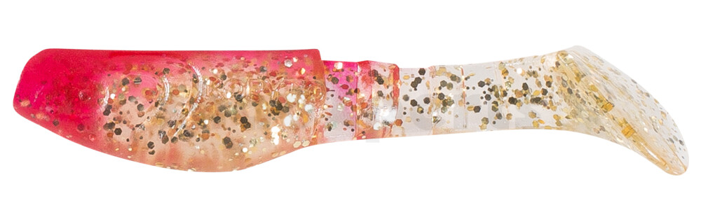 000208079 Kopyto-Classic 3" (ca. 8,0 cm) klar gold-Glitter / rot