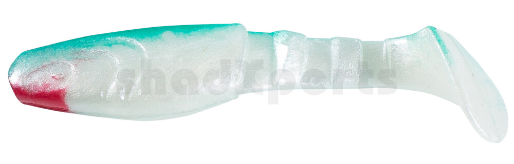 000208140 Kopyto-Classic 3" (ca. 8,0 cm) perlweiss-Glitter / türkis