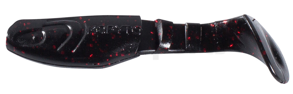 000208204 Kopyto-Classic 3" (ca. 8,0 cm) schwarz-rot-Glitter