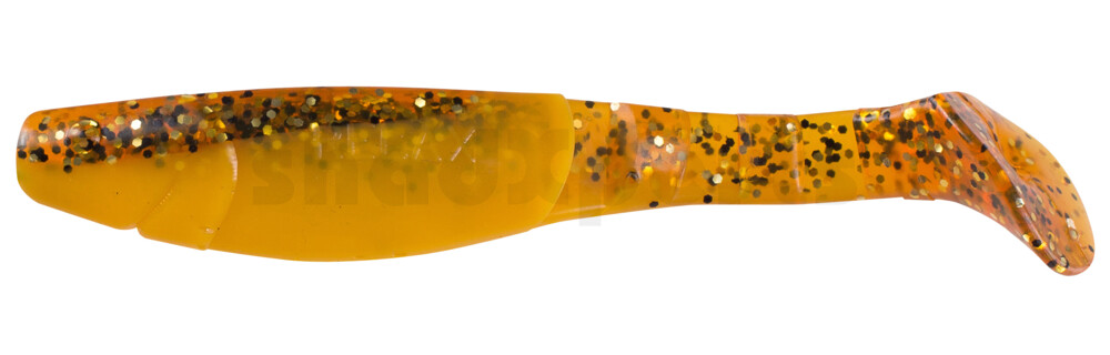 000211B017 Kopyto-Classic 4" (ca. 11,0 cm) gelb / motoroil Glitter