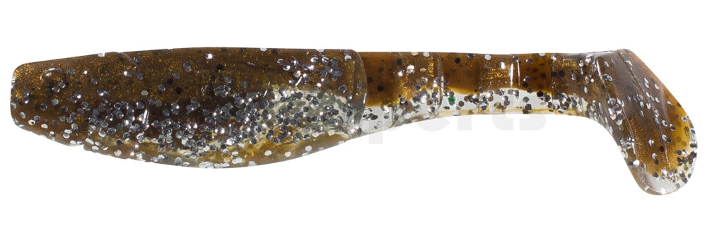 000211B111 Kopyto-Classic 4" (ca. 11,0 cm) klar silber Glitter / olivebraun-Glitter