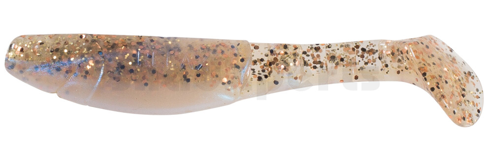 000211B309 Kopyto-Classic 4" (ca. 11,0 cm) blauperl / klar kupfer, schwarz Glitter