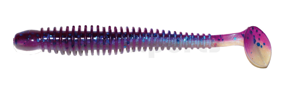 004010B312 Texas 4" (ca. 10 cm) blauperl / violett-electric blue Glitter