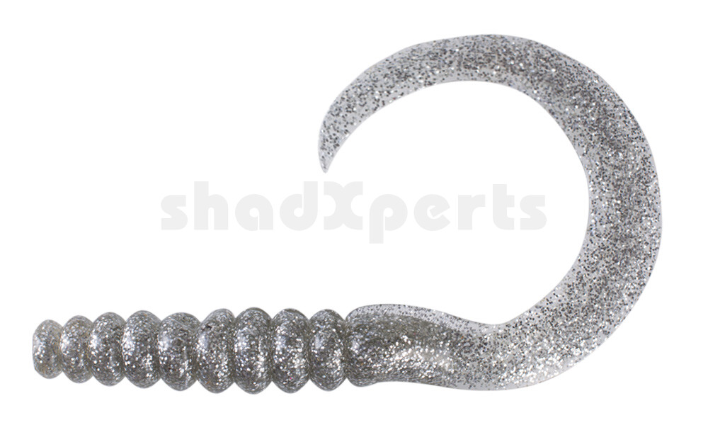 000628064 SX XXL Grub 11" klar silber-Glitter