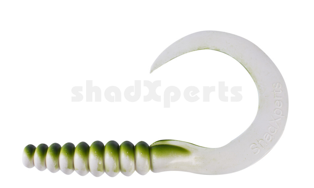 000628113 SX XXL Grub 11" (ca. 27 cm) reinweiss / boddengrün