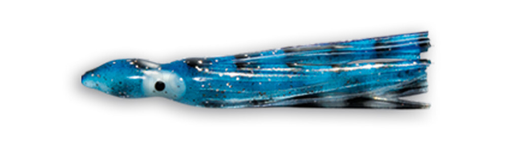 006616025 Octopus 6" (ca. 16cm) blau / schwarz