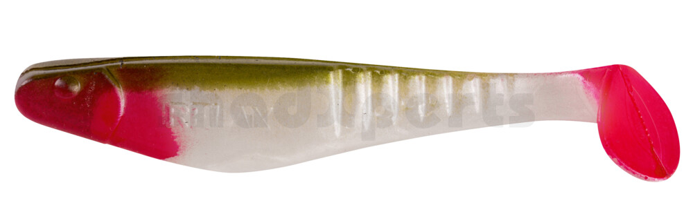 000812148 Shark 4" (ca. 11,0 cm) perlweiss / boddengrün