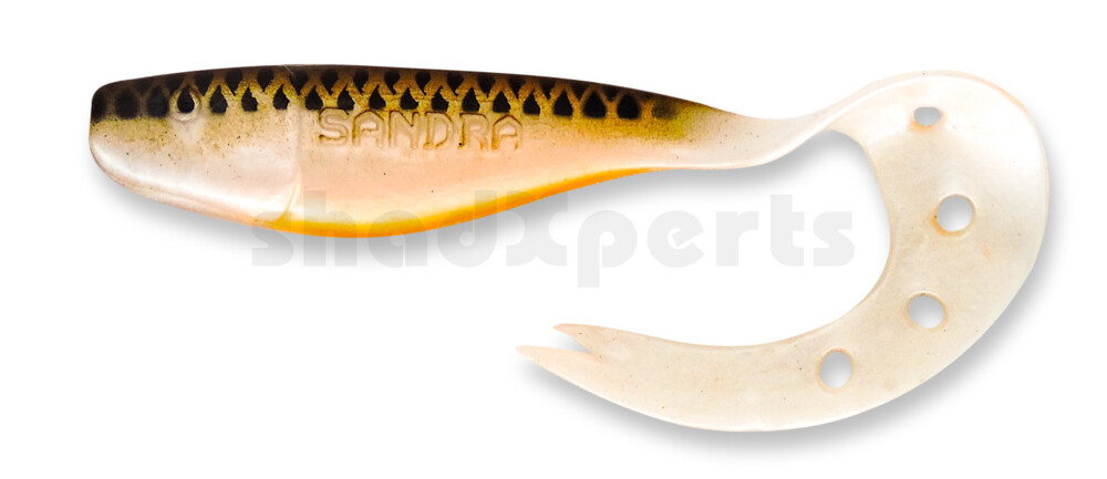 006021166 Sandra 4,5" ( ca. 12 cm) perlweiss-Glitter / braun