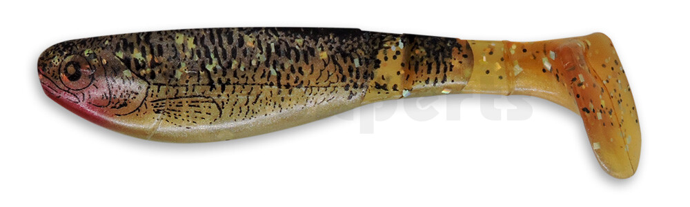 000207050B Kopyto-Nature 2,5" (ca.7,0 cm) goldperl-Glitter / Barsch