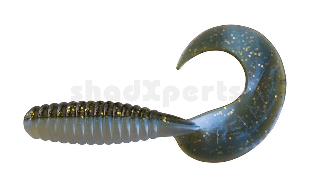000513B035 Xtra Fat Grub 5,5" laminiert (ca. 13,0 cm) blauperl / kaulbarsch
