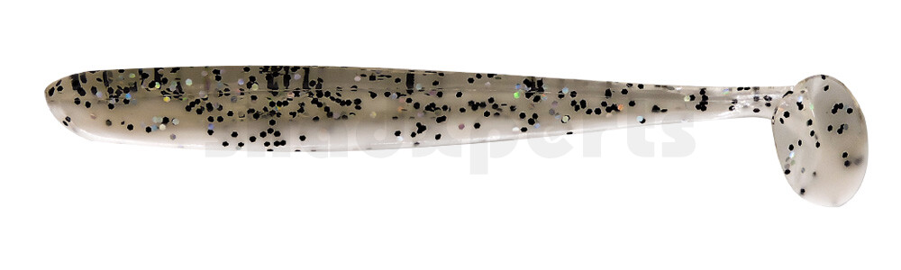 003413B008 Bass Shad 4,5“ (ca. 13 cm) reinweiss / klar salt´n pepper Glitter