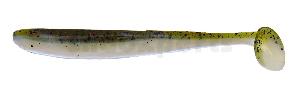 003413B089 Bass Shad 4,5“ (ca. 13 cm) blauperl / Kaulbarsch-Multiglitter