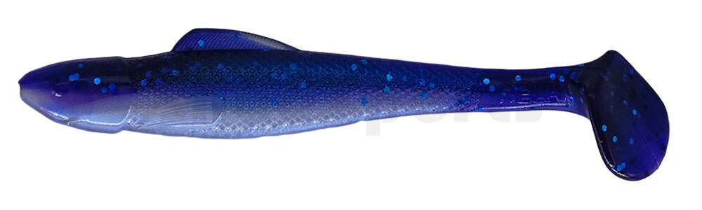 001711B312 Ohio 4" (ca. 11,0 cm) blauperl / violett-electric blue Glitter